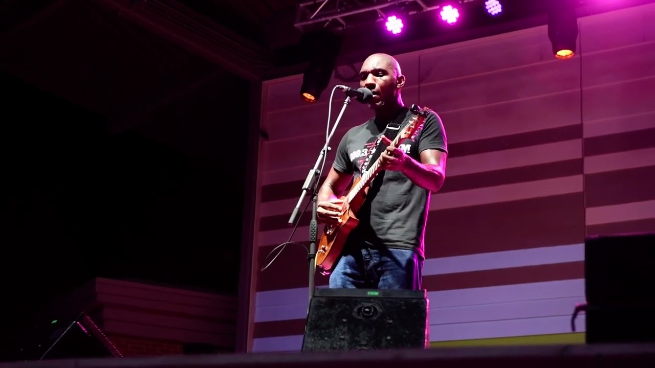Cedric Burnside at the 2023 Fishers Blues Fest at Nickel Plate on 9-2-2023