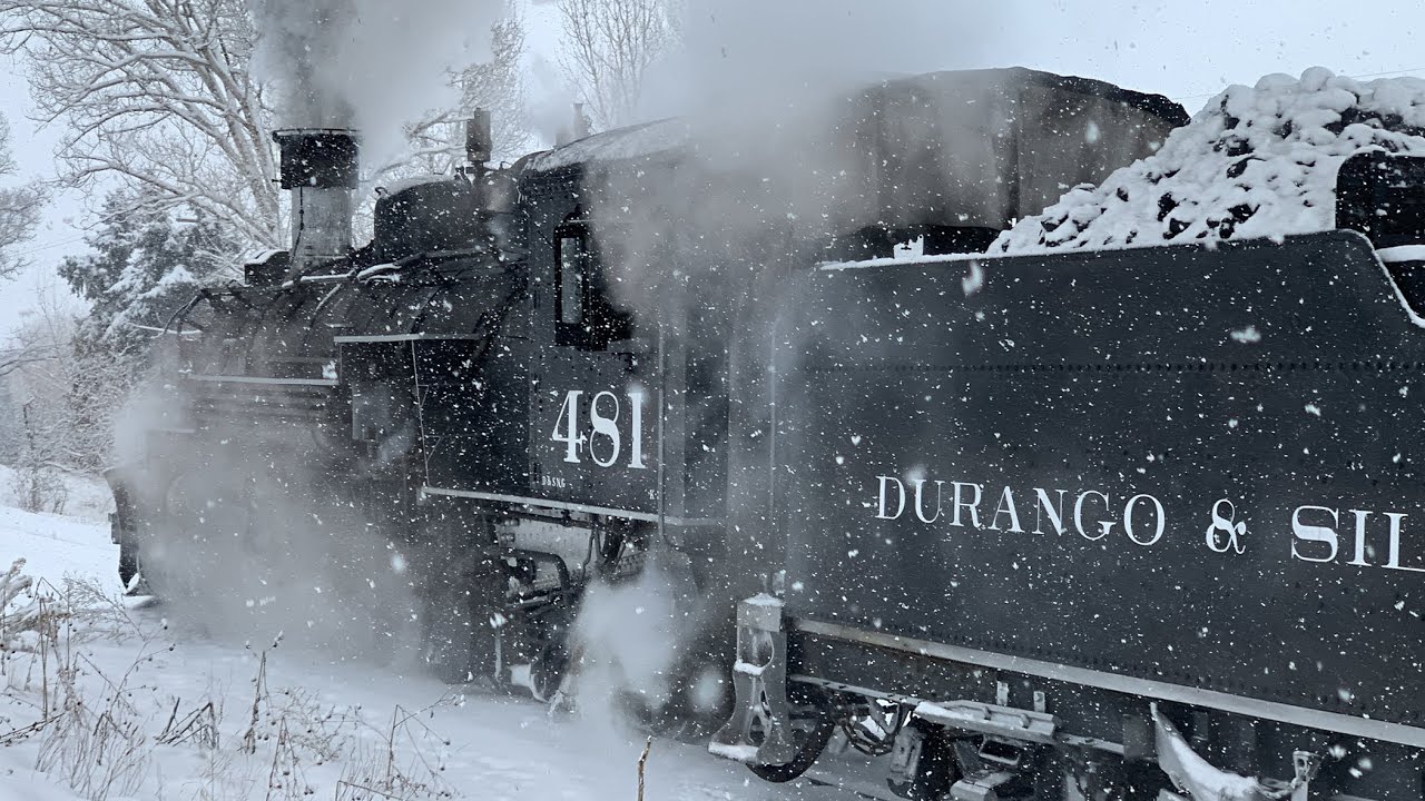 Durango & Silverton 481 Winter Snow and Coal