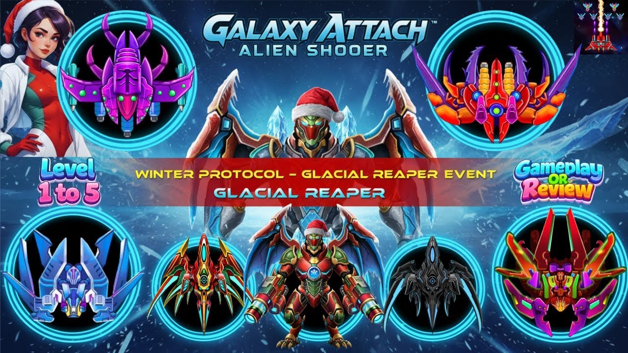 GAAS | Winter Protocol Glacial Reaper Christmas Event 2025 | Level 1 to 5 | Review By Apache Gamers