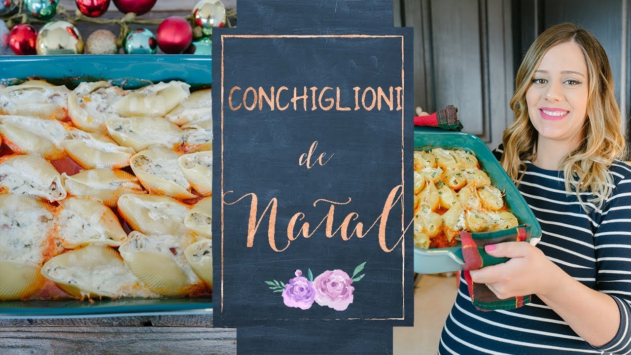CONCHIGLIONI NATALINO - Massa recheada