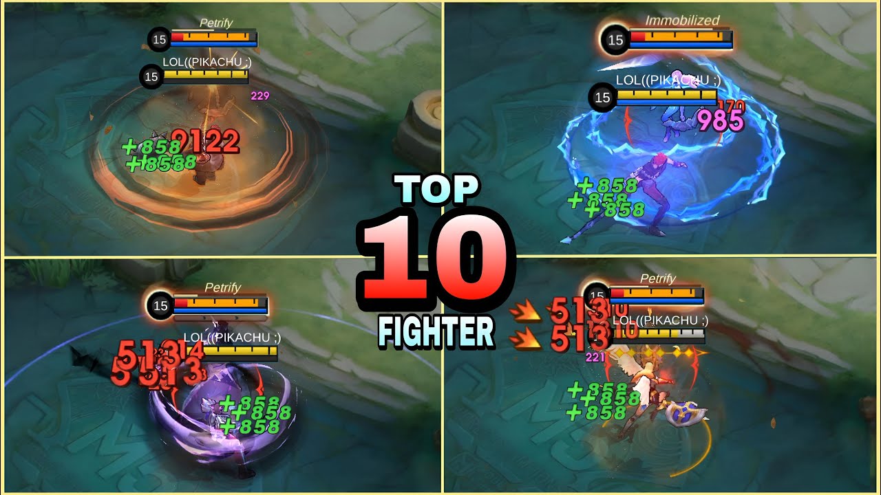 TOP 10 BEST FIGHTER FOR 2024 ~ MOBILE LEGENDS
