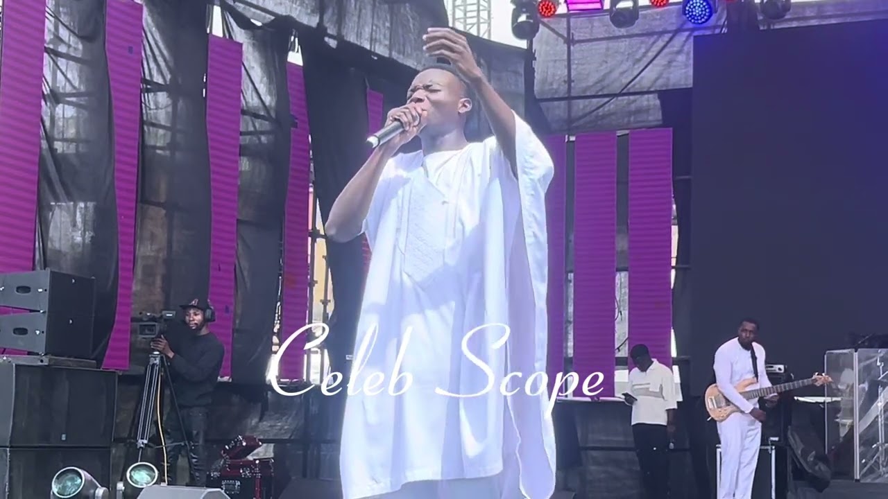 JESUS BOI FUNNY MOMENTS ON STAGE AT SHE CAN PRAY FOR NIGERIA CONCERT