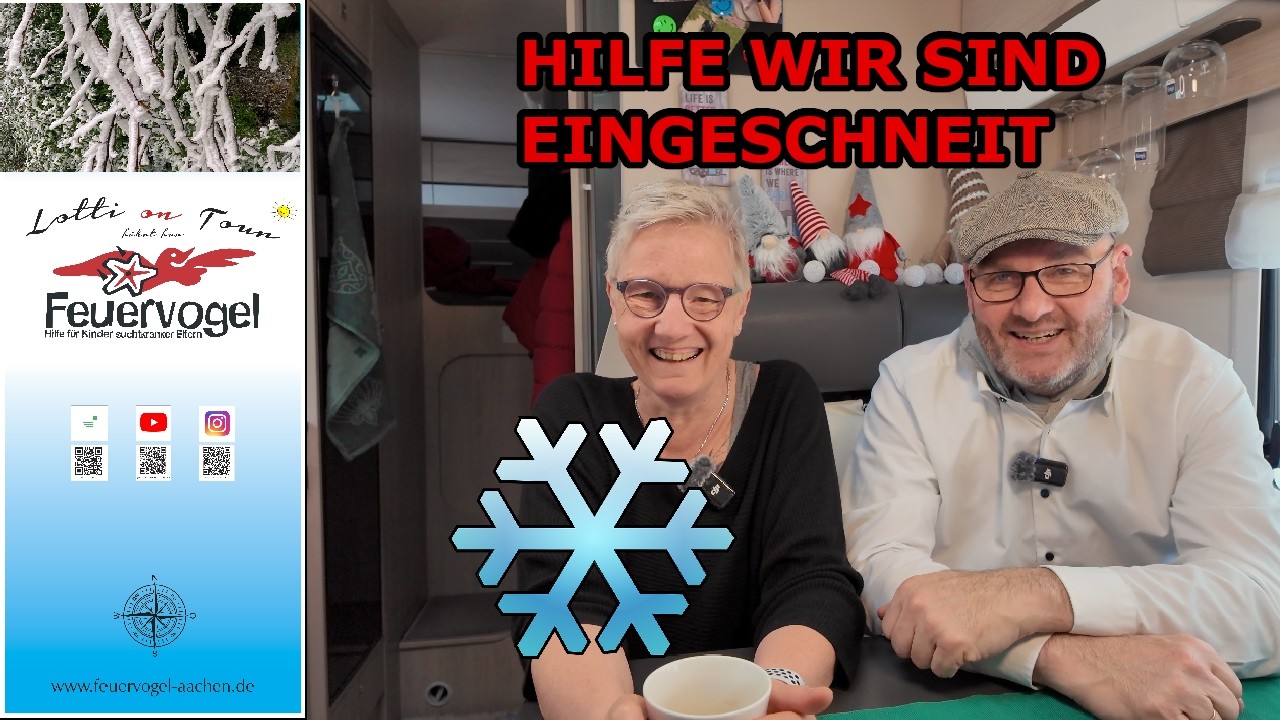 🌨️  Eingeschneit & verlassen!🌨️ Alle weg… wir bleiben! Eingeschneit mit Lotti - ❄️🚐