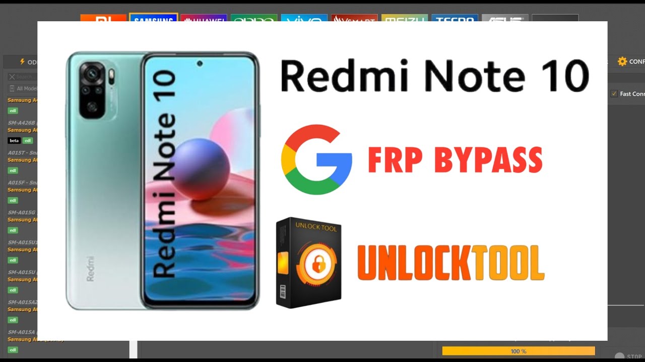 Redmi Note 10 Frp Unlock Tool