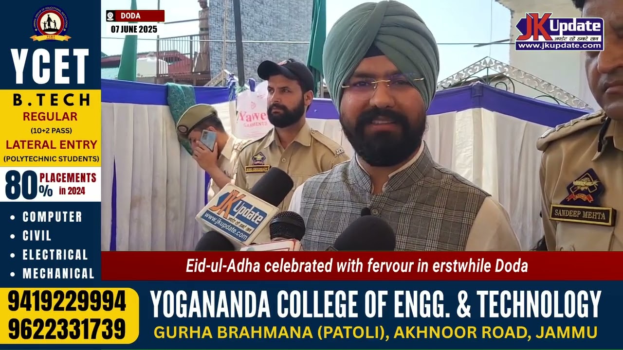 Eid-ul-Adha celebrated with fervour in erstwhile Doda