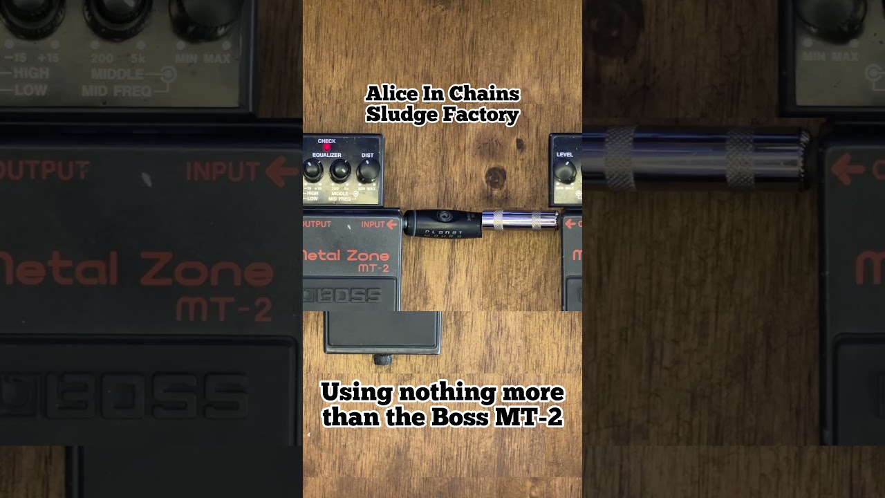 Sludge Metal guitar tone w Boss Metal Zone Alice, CoC, Down, Crowbar, Melvins, Acid Bath, Eyehategod