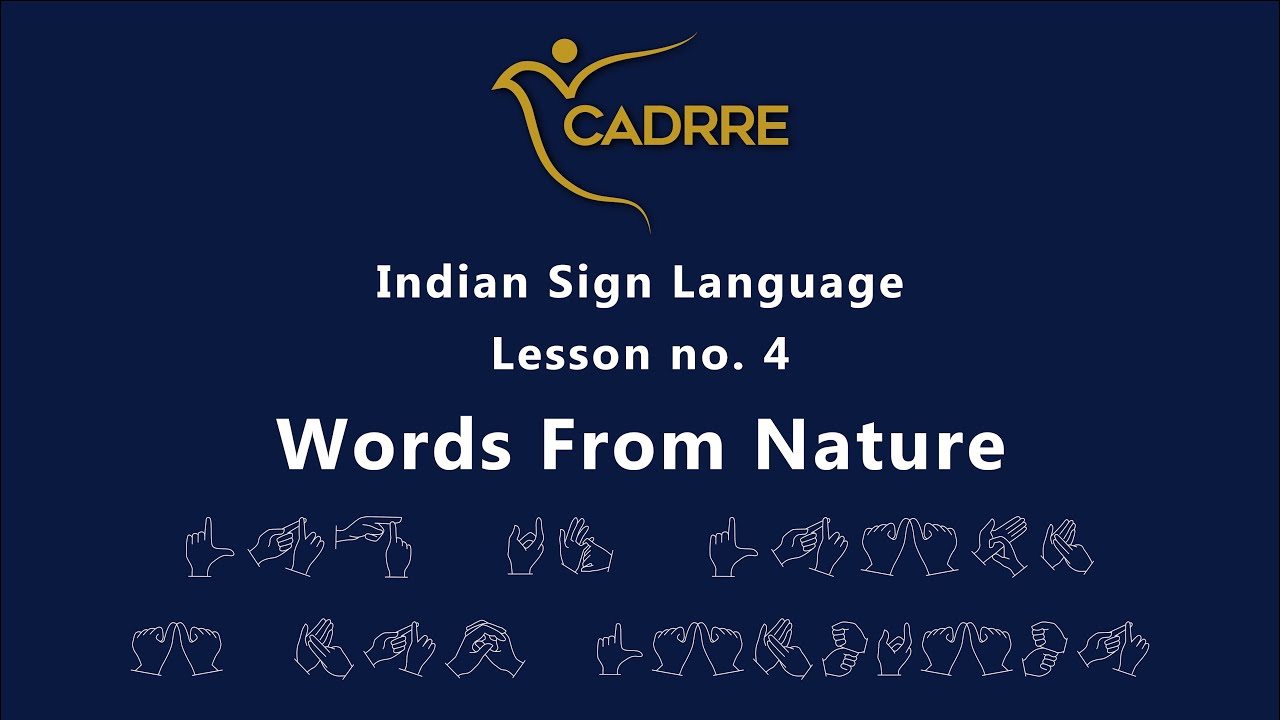 Learn Indian Sign Language | Lesson 4 | Words From Nature