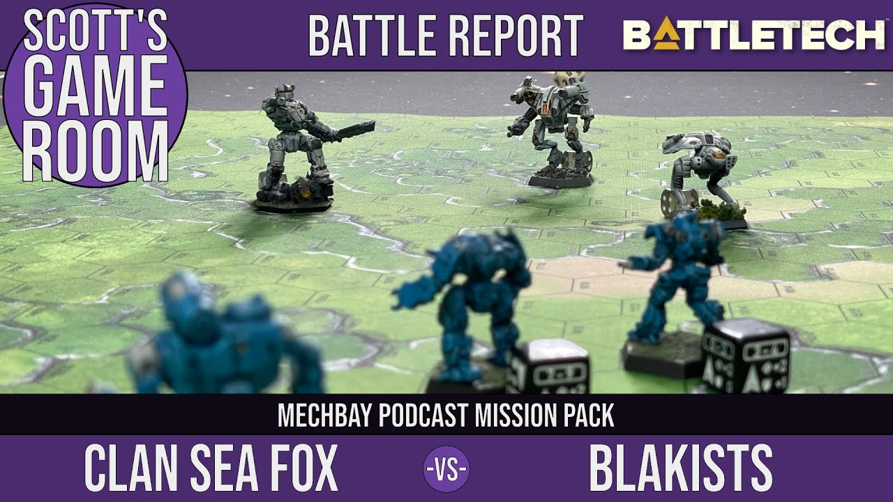 BattleTech Mechbay Mission Battle Report: Clan Sea Fox vs Word of Blake