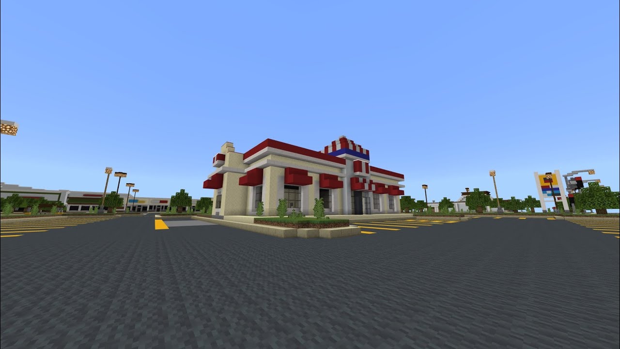 Minecraft - How To Build A KFC