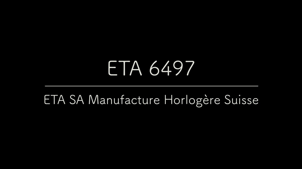 [1080p60] ETA 6497 dismantling and assembling