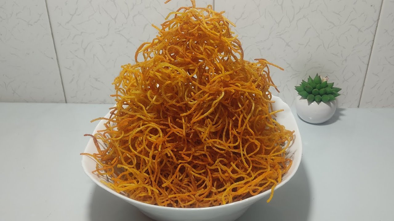 سیمیان فوری بدون ماشین آش🔥خیلی سریع و راحت در خانه آماده کنید🇦🇫simyan afghani without special tool❄️