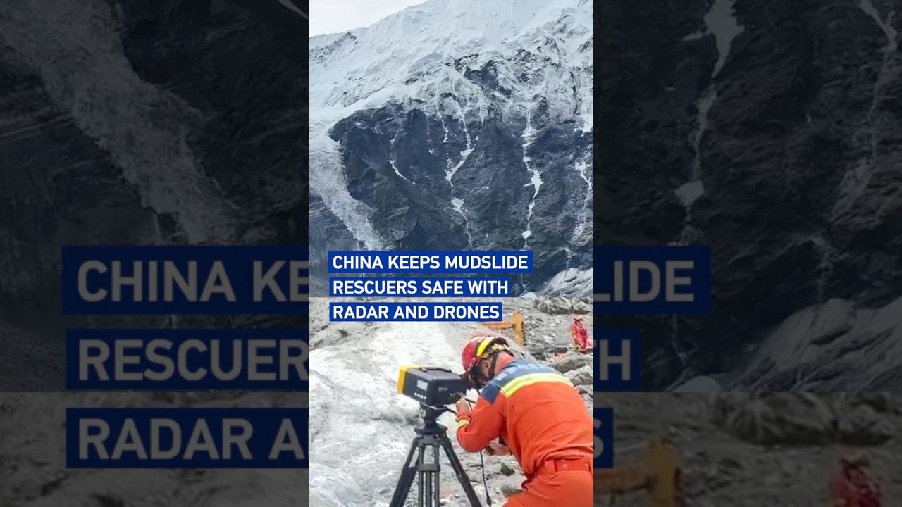 China keeps mudslide rescuers safe with radar and drones