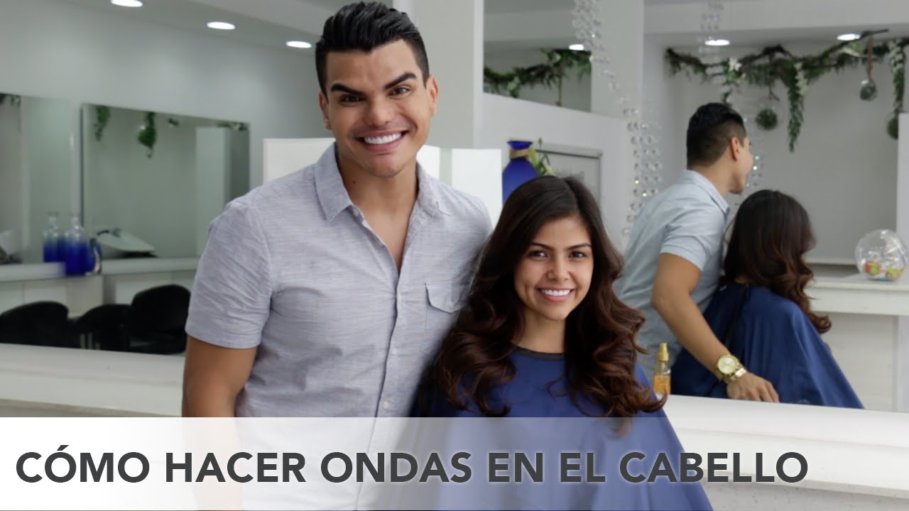 CÓMO HACER ONDAS EN EL CABELLO - RENÉ VALDIVIESO