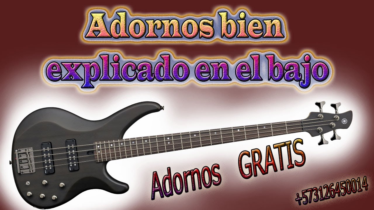 ✅ TEORIA para hacer “ADORNOS” 🎸🔥en el Bajo/ adornos en el bajo 😱#bass #tutorial #bassmusic #ardornos