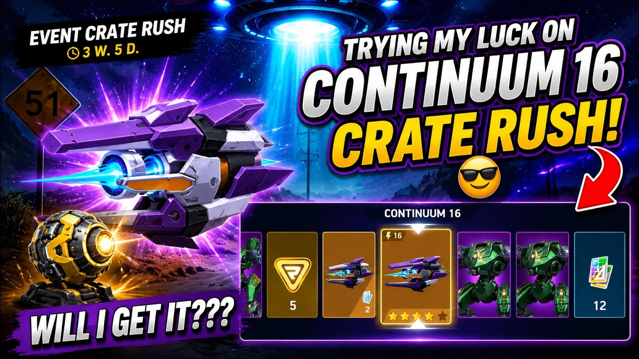 I TESTED MY LUCK ON THE NEW CONTINUUM CRATE RUSH! 😱🔥| Mech Arena