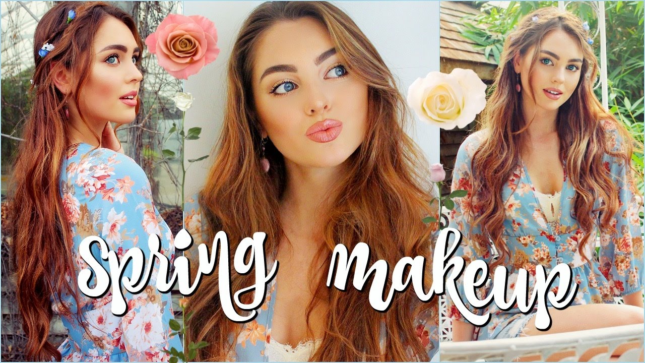 Glowy Natural Makeup Tutorial + Hair & Outfit | Spring GRWM🌸