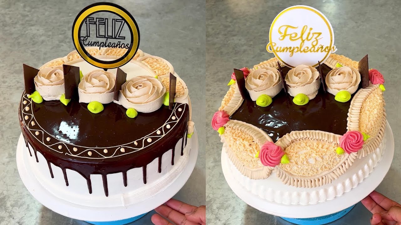 el mejor tutorial para decorar tus pasteles con chocolate y crema chantilly nivel principiante