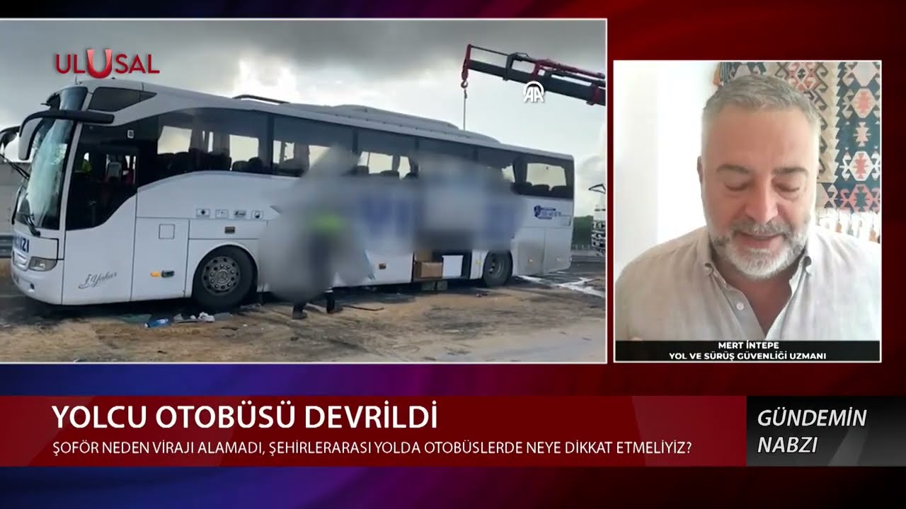 Yolcu otobüsü devrildi 4 ölü 26 yaralı - Şoför neden virajı alamadı ?