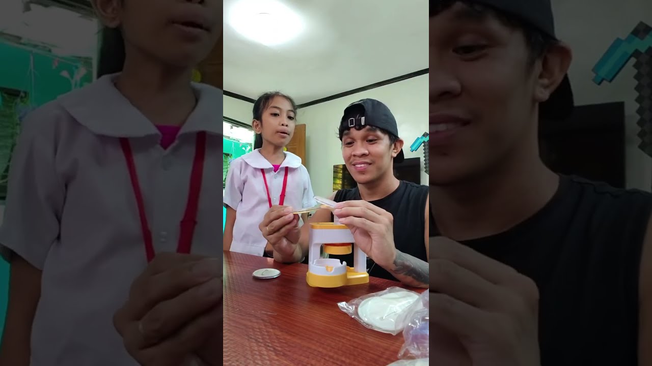 Binilhan ko si Kappa Girl ng DIY BADGE MAKER at maganda ito pang business!