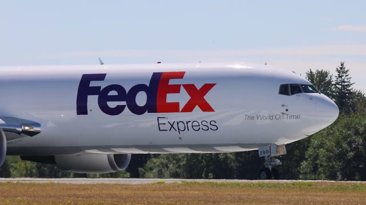 FedEx 767-300F Predelivery Test Flight Takeoff from PAE
