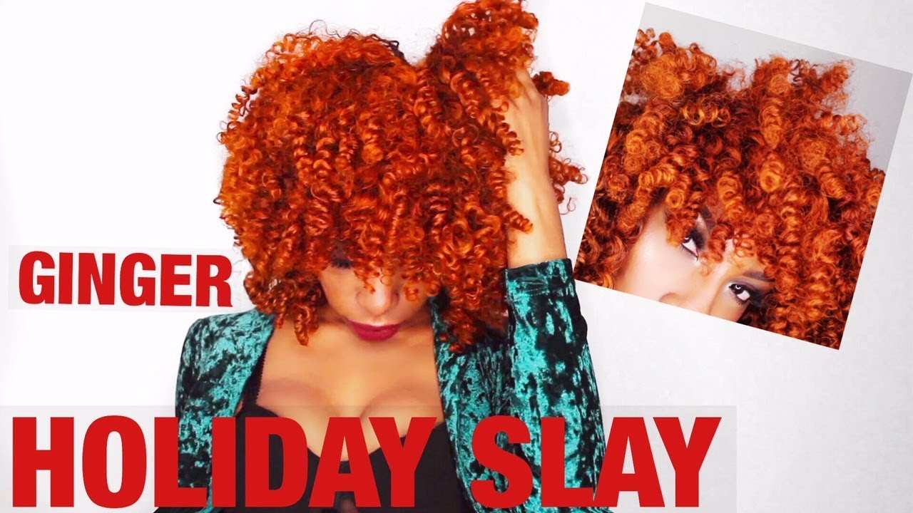 🔥 DYING MY HAIR GINGER FOR THE HOLIDAYS! STYLE-TORIAL EASY DOPE RED/ORANGE HAIR COLOR
