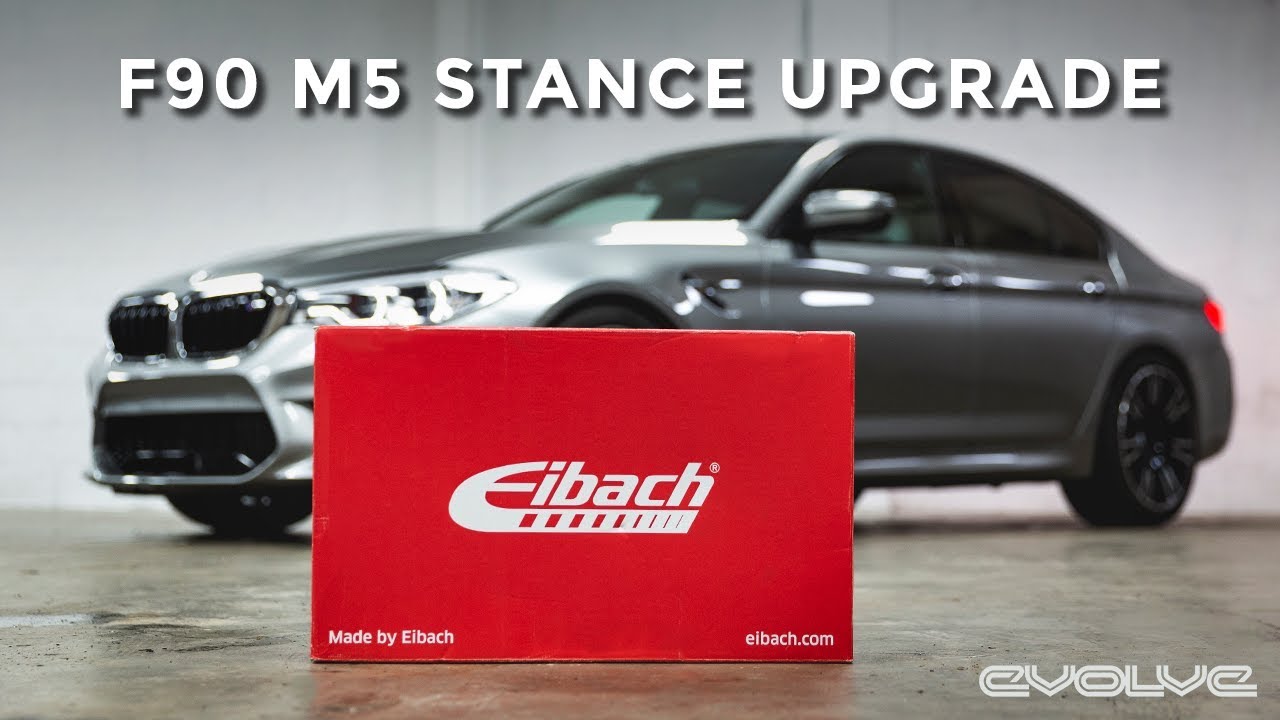 Our F90 M5 gets a stance upgrade! - Eibach Lowering Springs + TPI Spacers