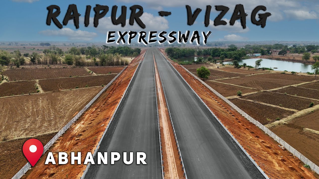Raipur-Vizag Expressway Update | Package-1| Abhanpur to Magerlod | Shalimar Corp Work Progress | 4K