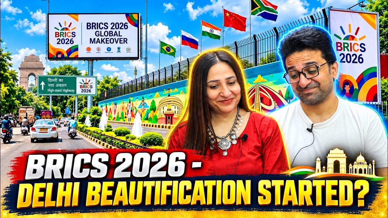 Pak reacts to BRICS 2026 Beautification Has STARTED! 😱 | DELHI&rsquo;S GLOBAL MAKEOVER is HERE!