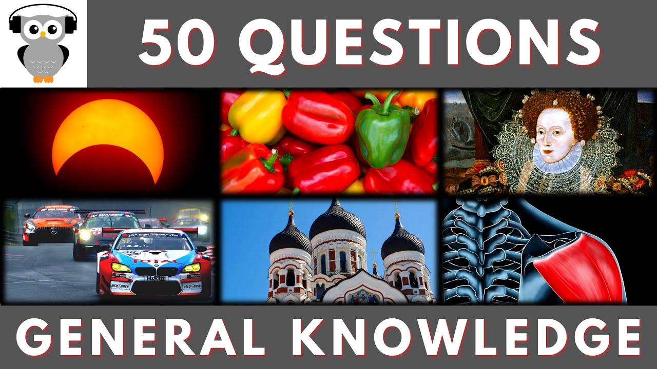 General Knowledge Quiz Trivia #175 | Eclipse, Bell Pepper, Car Race Track, Tallin, Shoulder Muscle