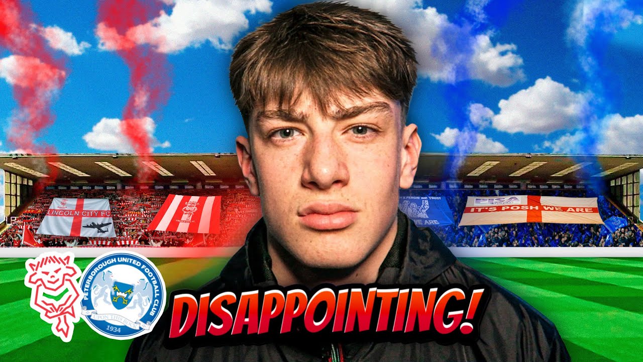 SCENES as LINCOLN CITY PUT 5 PAST PETERBOROUGH UNITED (AGAIN) 