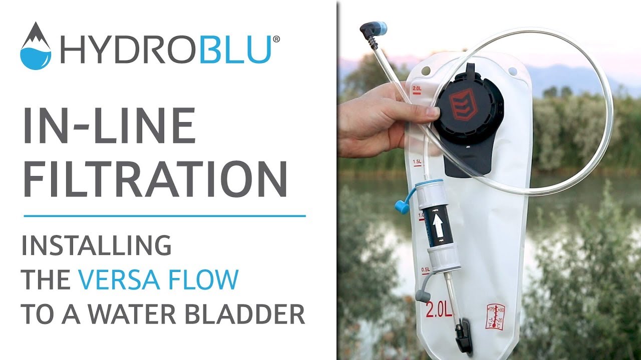 How to Install the Versa Flow to a Water Bladder - In-Line Filtration System