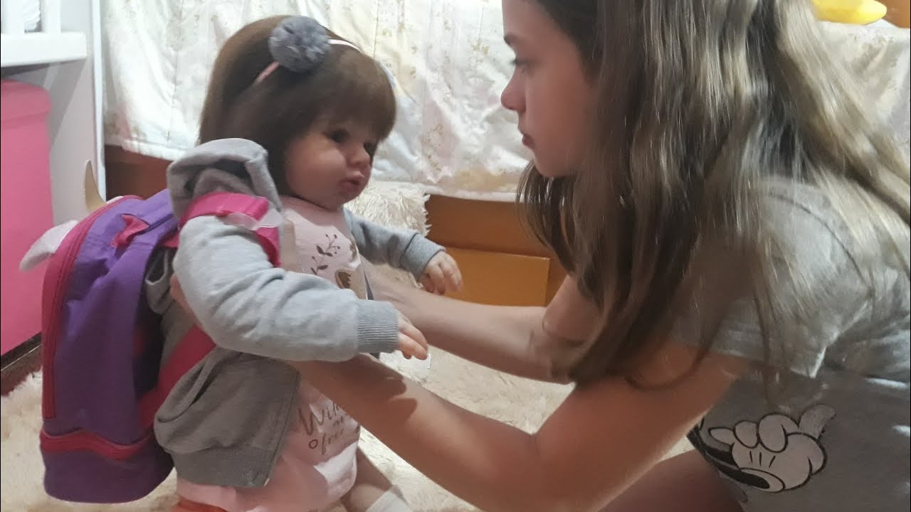 Rotina da Reborn Anne em Dia de Aula