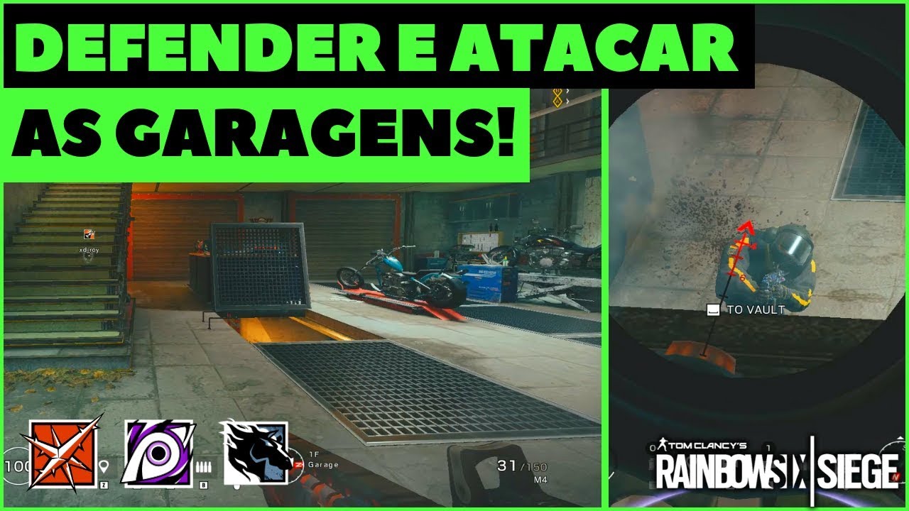 A PARTE MAIS IMPORTANTE DO MAPA: GARAGEM! COMO DEFENDER E ATACAR! || RAINBOW SIX SIEGE