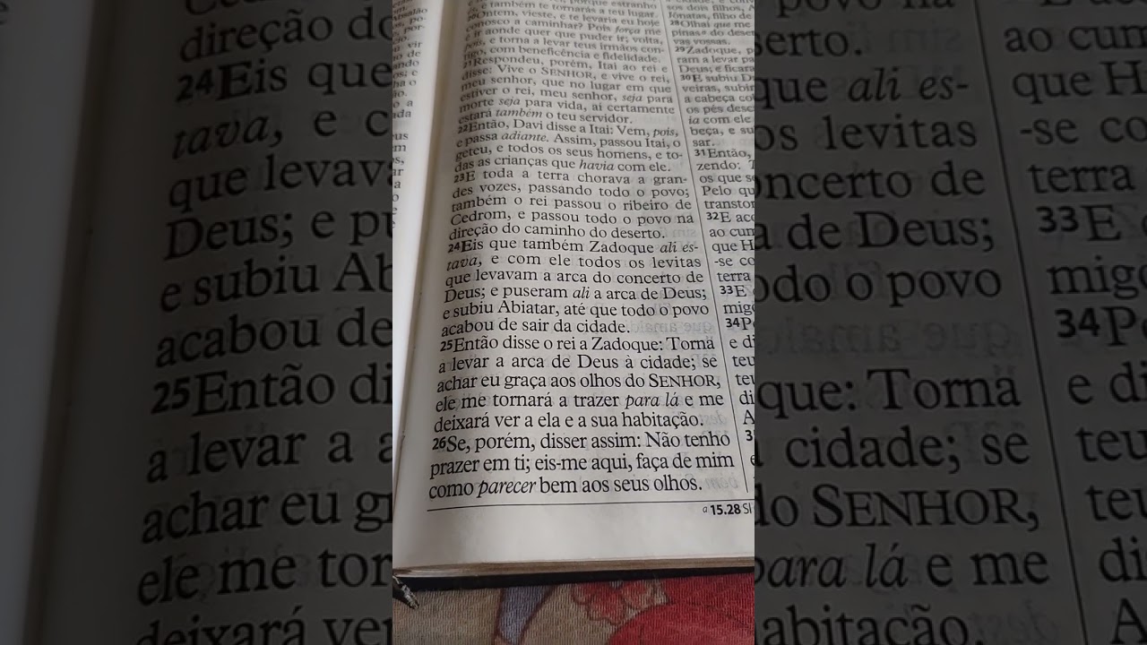 Bíblia Sagrada, 2 Samuel cap 15.