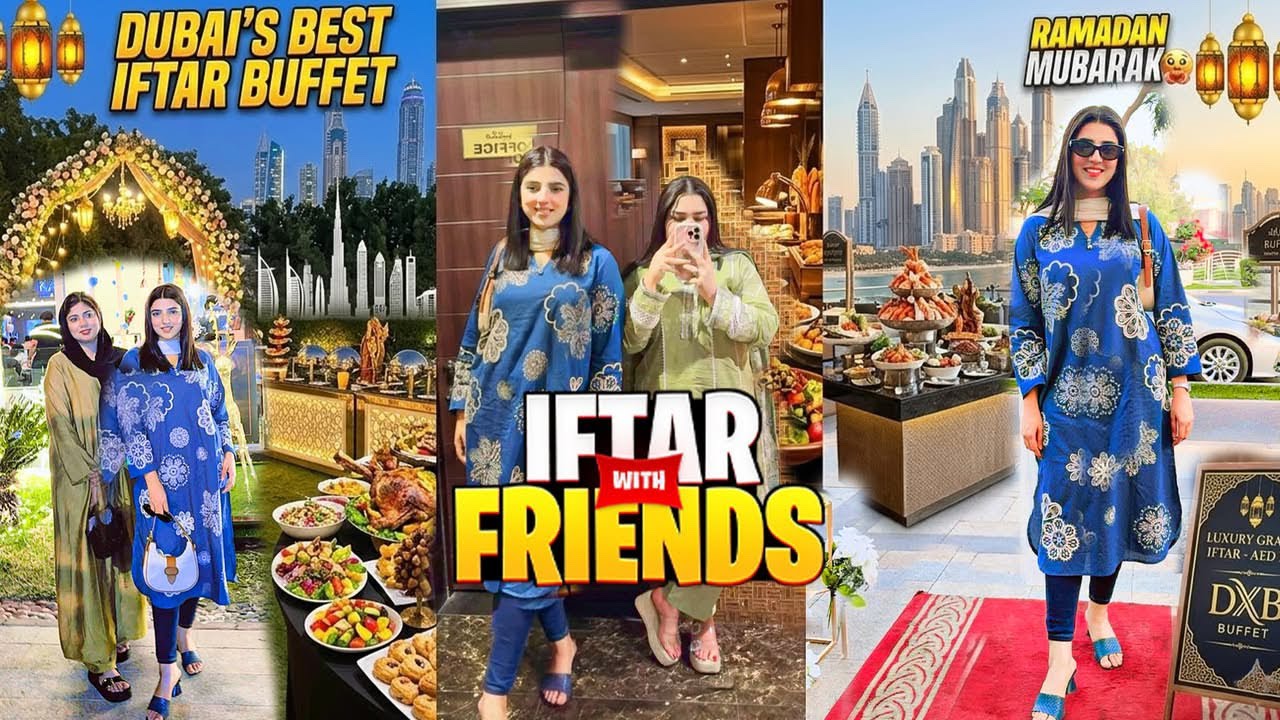 This Iftar Buffet in Dubai Was Amazing! 😱| Karachi Grill Vlog - Mishi Ki Vines #dubaivlog