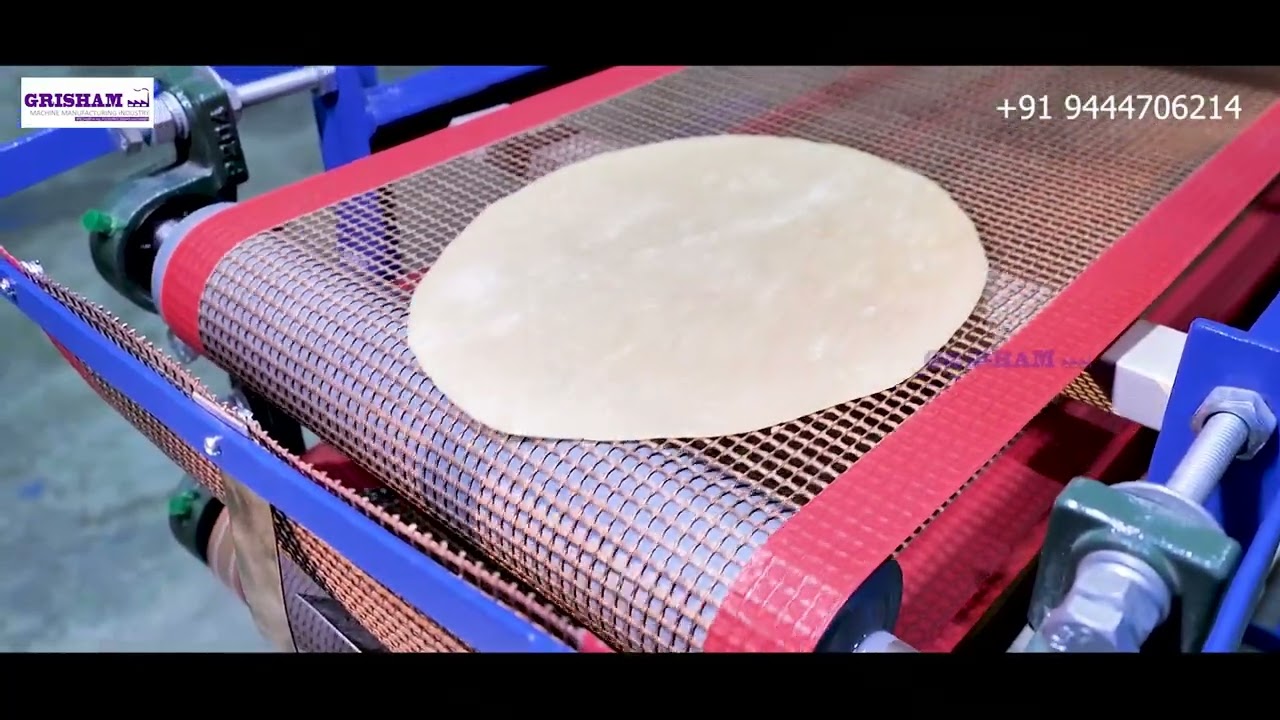 AUTOMATIC SEMI COOKED DOUBLE CHAPPATHI MAKING UNIT