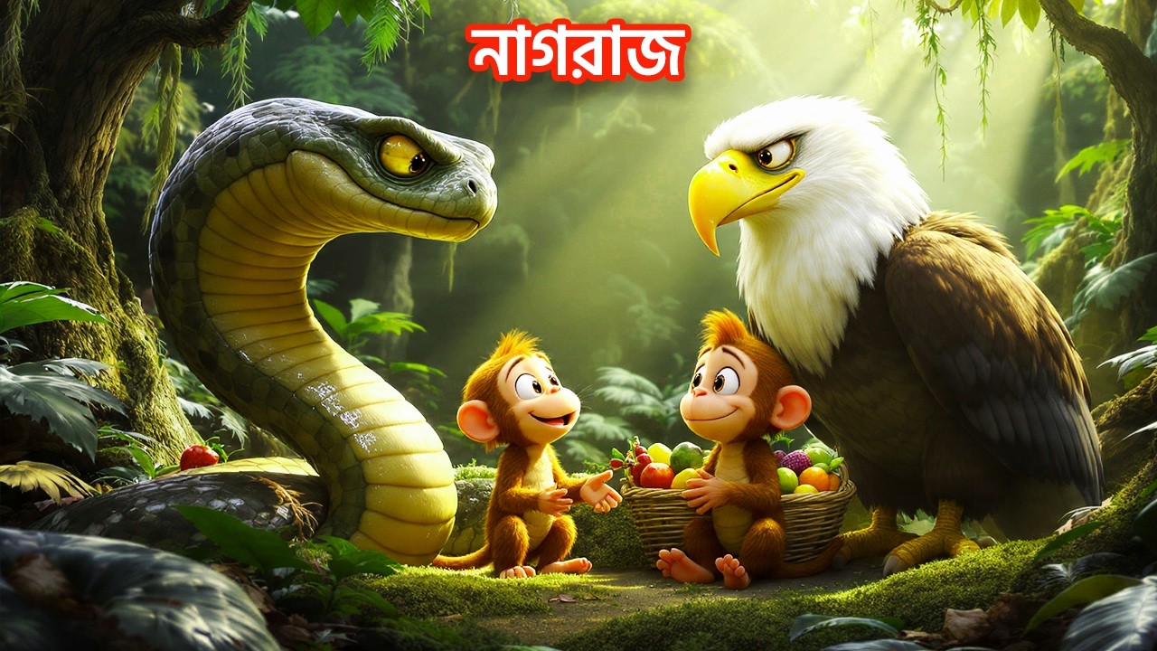 🐍🦅🐒 জঙ্গলের রহস্যময় ত্রয়ী😨 নাগরাজ