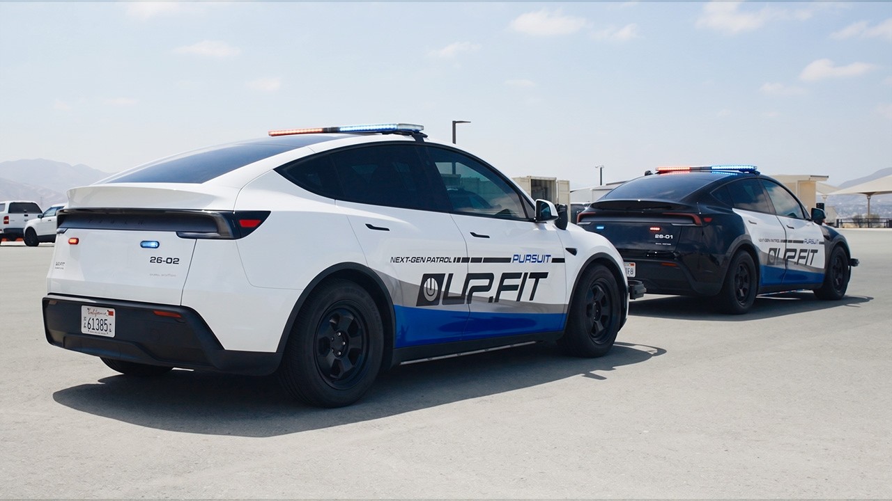 Real police officers SHOCKED by Tesla Police Cars | UP.FIT