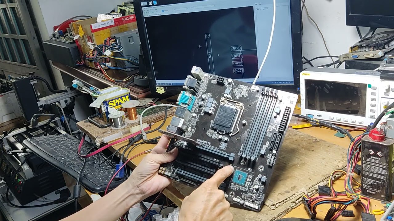 Hướng dẫn chi tiết sửa main Gigabyte GA-H110M-DS2 không kích được nguồn, nguyên lý hoạt động