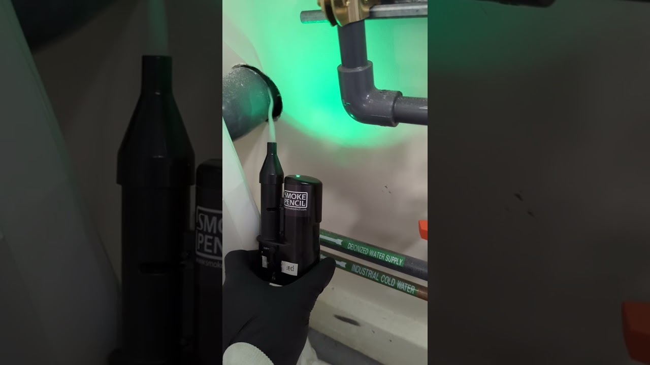 Smoke pen to find leaks