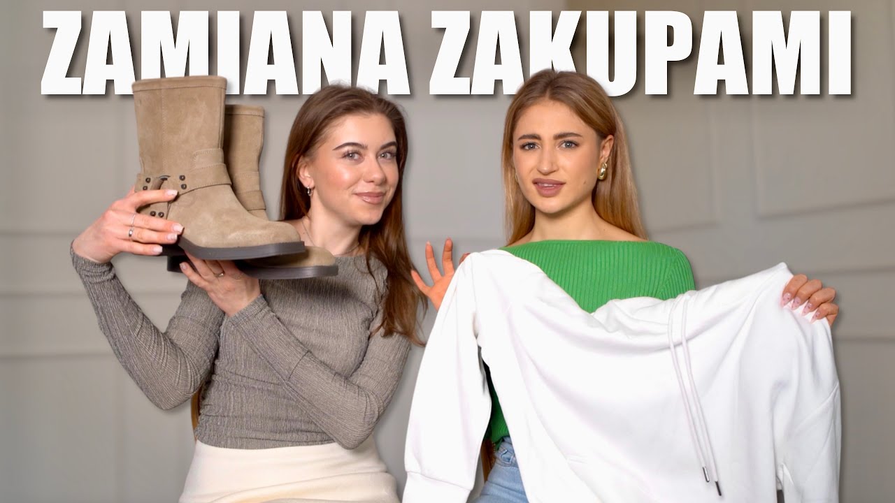 ZAMIANA ZAKUPAMI z influencerkami… Alex Mandostyle💚 *dwa przeciwieństwa?!*