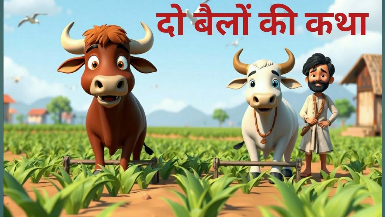 दो बैलों की कथा | The Brave Story of Two Oxen |Moral Story | Hindi Kahani