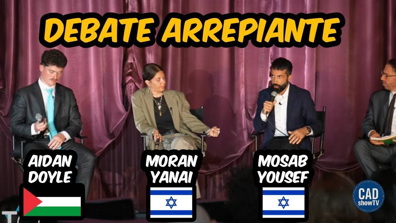 DEBATE ARREPIANTE MOSAB YOUSEF AND MORAN YANAI VS AIDAN DOYLE