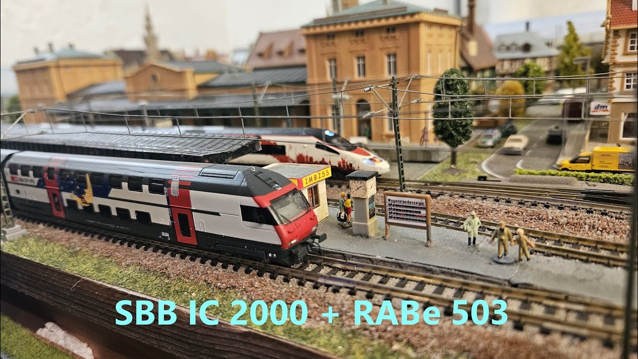 SBB IC 2000 Kato/Hobbytrain + RABe 503 von Arnold Spur N
