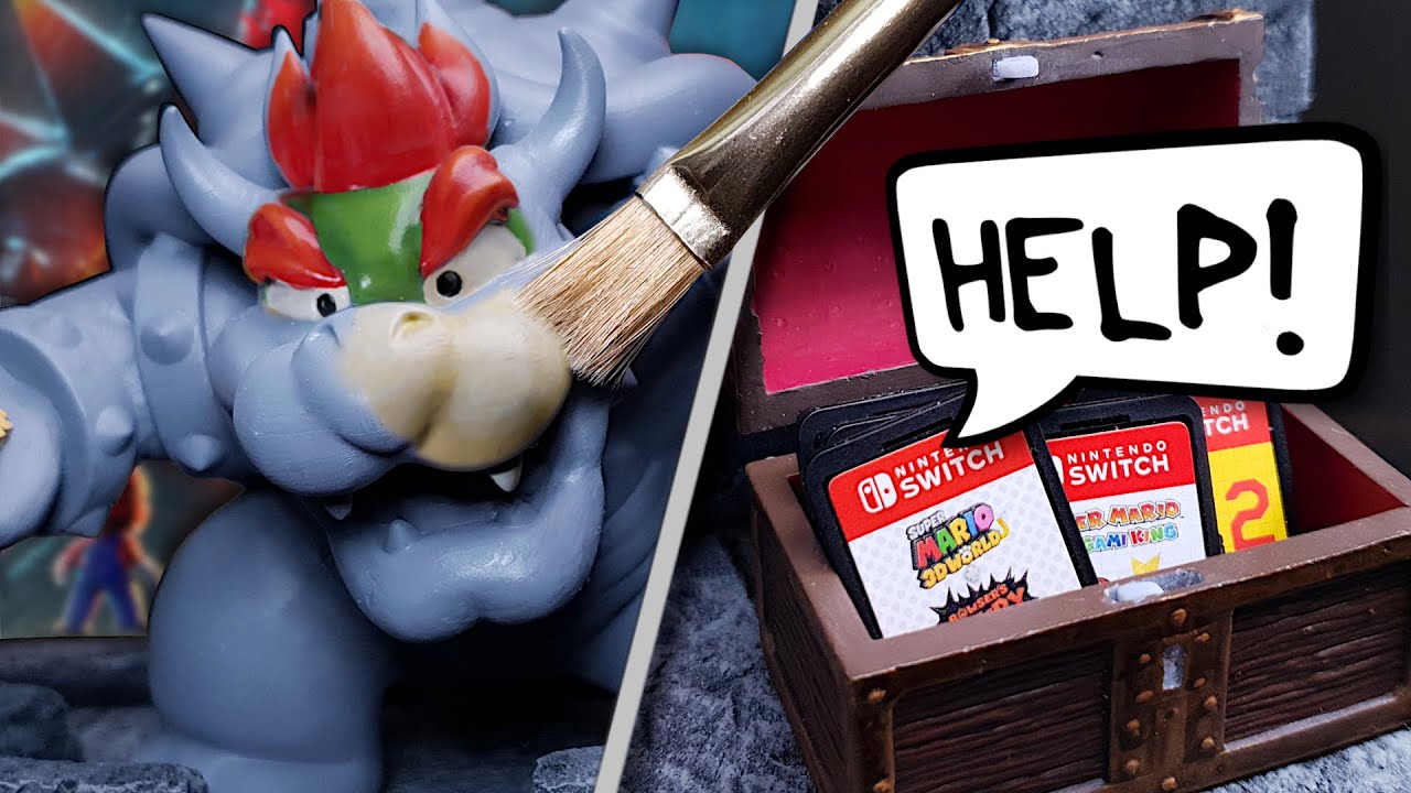 Bowser Stole All My Super Mario Games | Super Mario 3D (Printed) World + Bowser's Fury