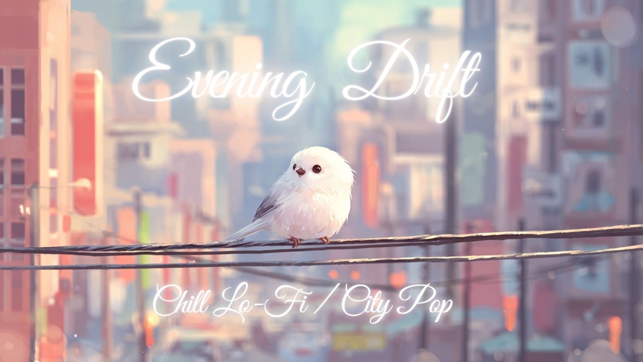 【作業用BGM】夜のシティポップ ＆ チル Lo-fi ｜ 勉強・仕事・カフェBGM（2時間）Evening Drift
