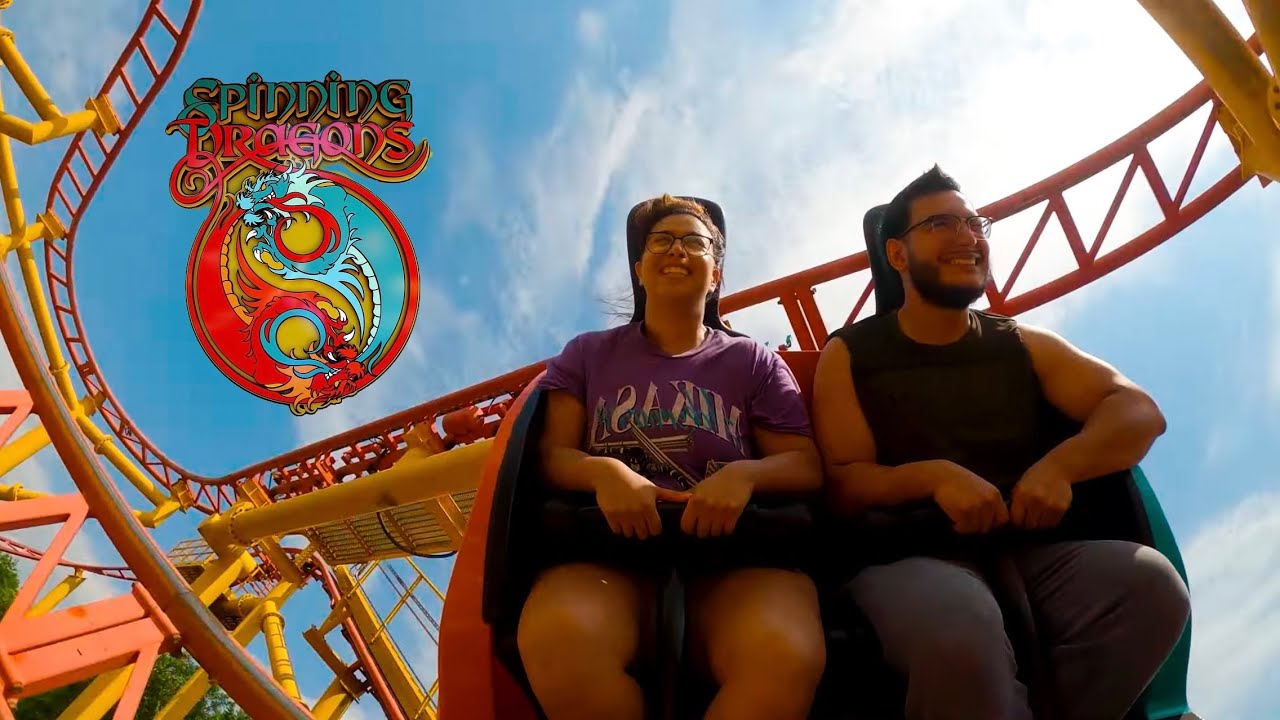 [4K] Spinning Dragons POV at Worlds of Fun