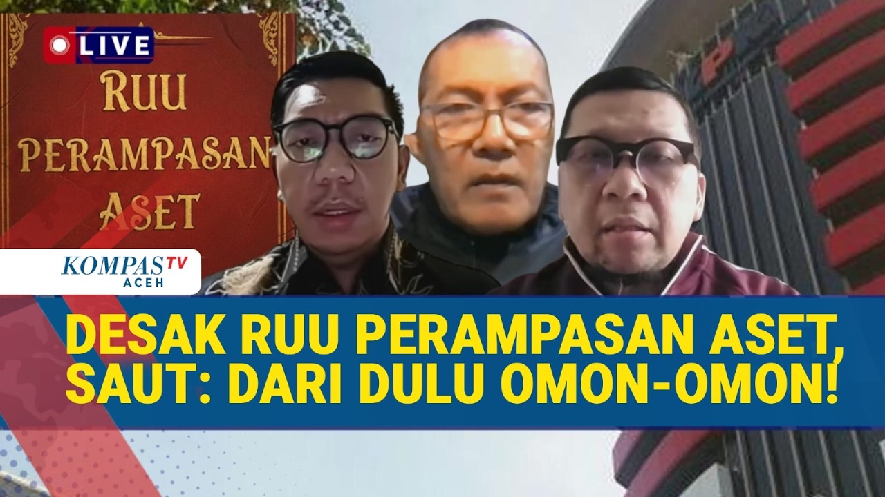 Eks Komisioner Komisi Pemberantasan Korupsi Soroti Progres RUU Perampasan Aset