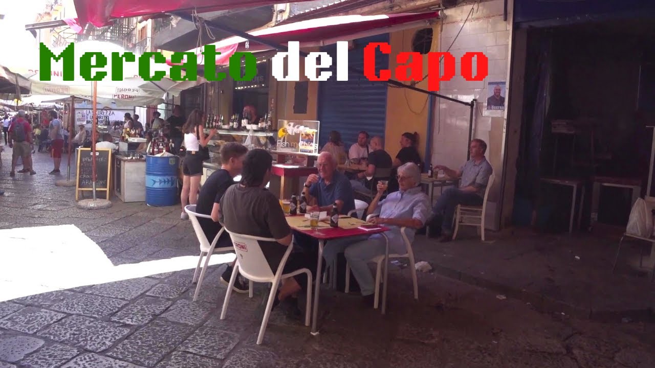 Mercato del Capo Palermo Sicily Italy 10 June 2022