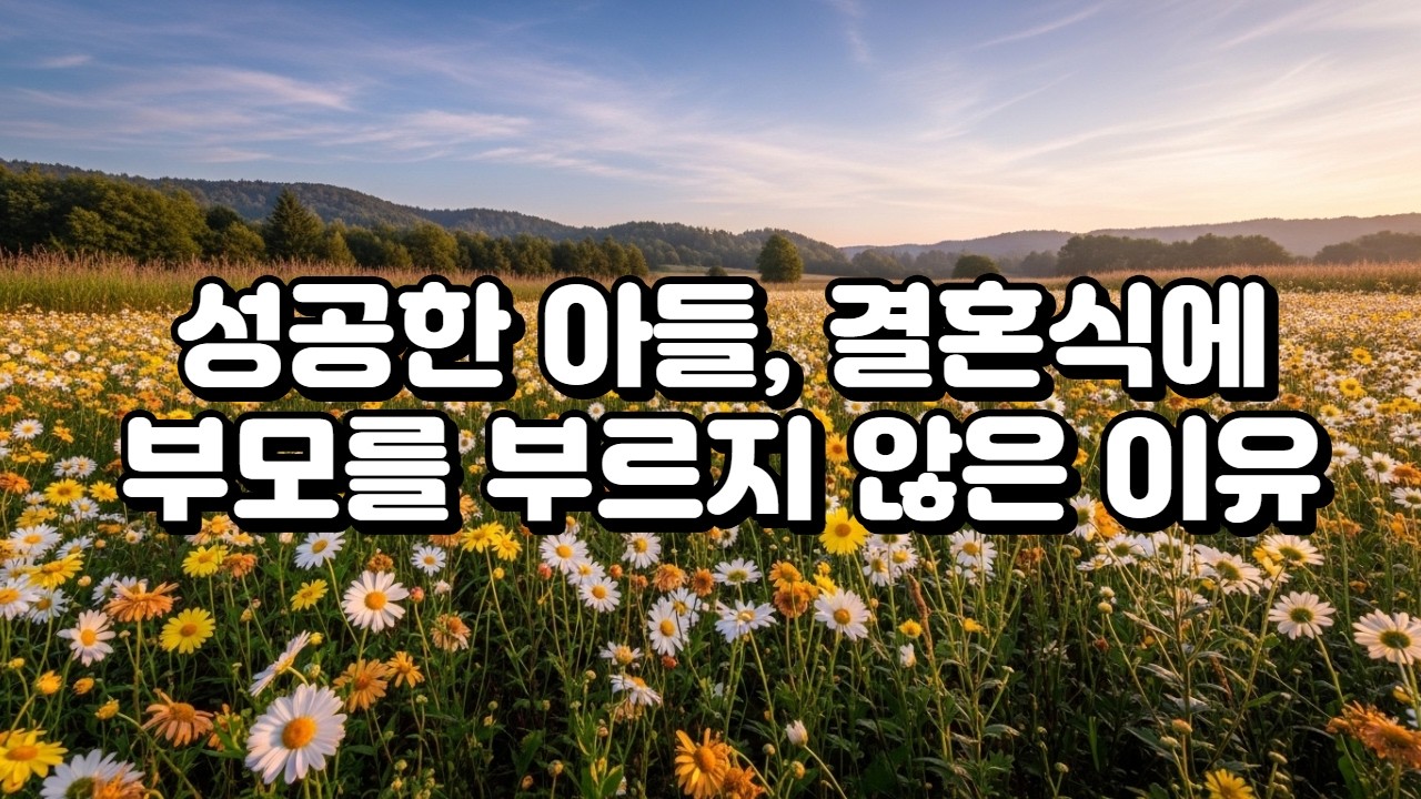 성공한 아들 결혼식에 부모를 부르지 않은 이유#감동스토리 #결혼식반전 #부모사랑 #성공한아들 #가족이야기#눈물나는이야기 #인생교훈 #체면과사랑 #오디오북 #한국감성